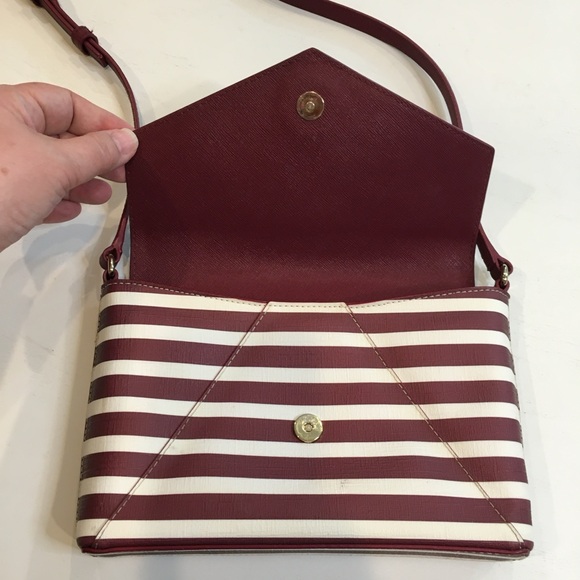 Kate Spade | Fairmount Striped Leather Crossbody Bag - Picture 7 of 15